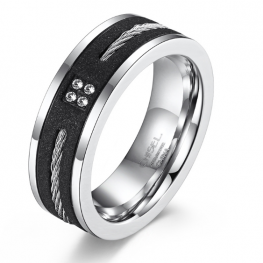 chain inlay ring RS40645