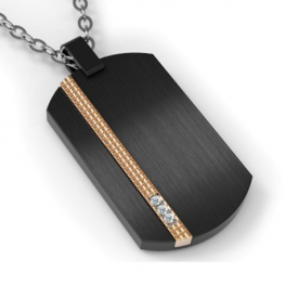 steel necklace P0087
