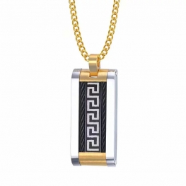 steel necklace P0150