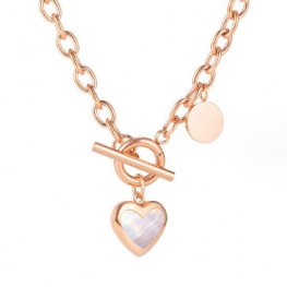 steel necklace P0357