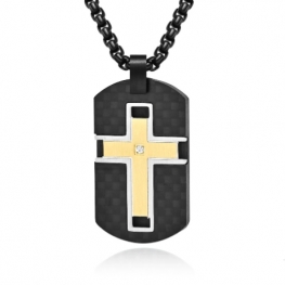 carbon fiber pendant P0670