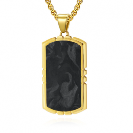 carbon fiber pendant P0667