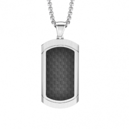 carbon fiber pendant P0684