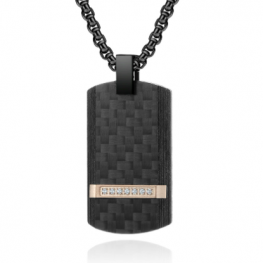 carbon fiber pendant P0680