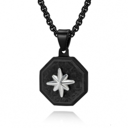 carbon fiber pendant P0688