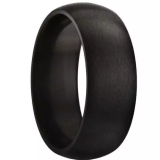 black titanium ring TR02
